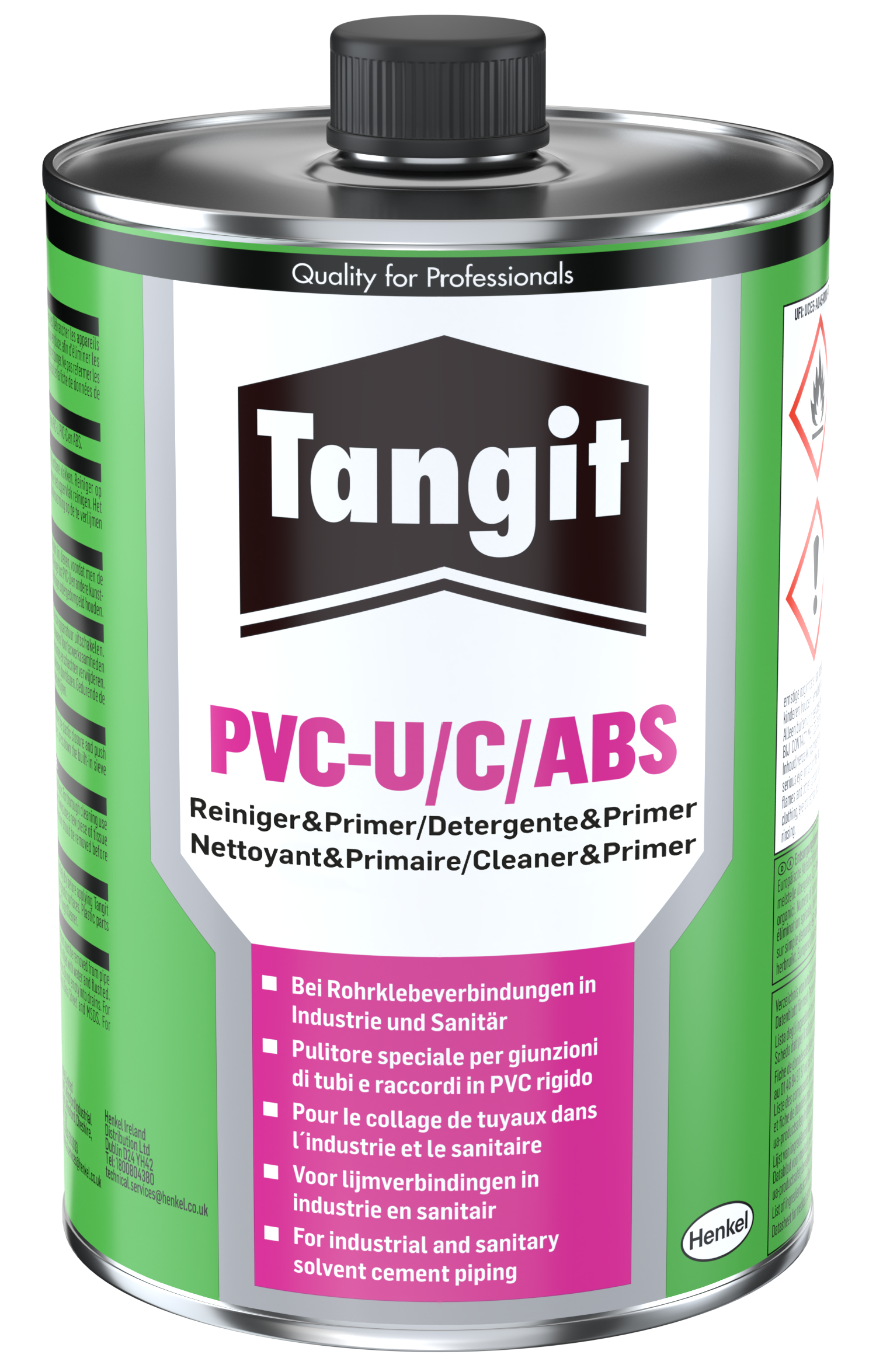 Tangit PVC-U/C/ABS-Reiniger 1l Trichterflasche 